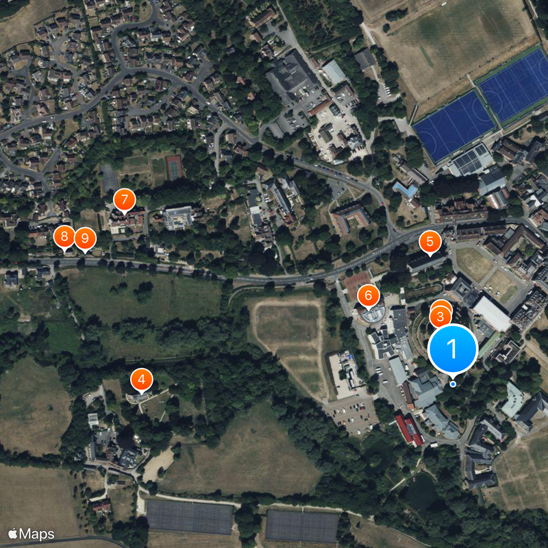 Marlborough College Karte