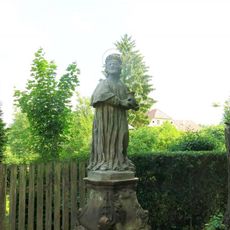 Socha svatého Kosmy na Klášterním mostě v Zákupech