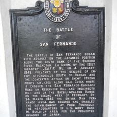 The Battle of San Fernando historical marker