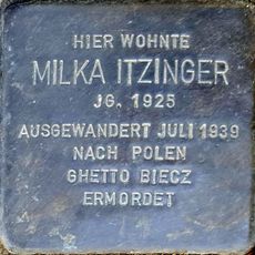 Stolperstein für Milka Itzinger