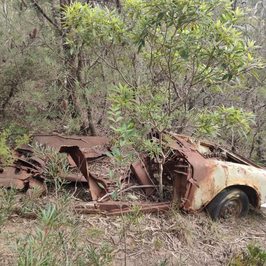 Abandoned car