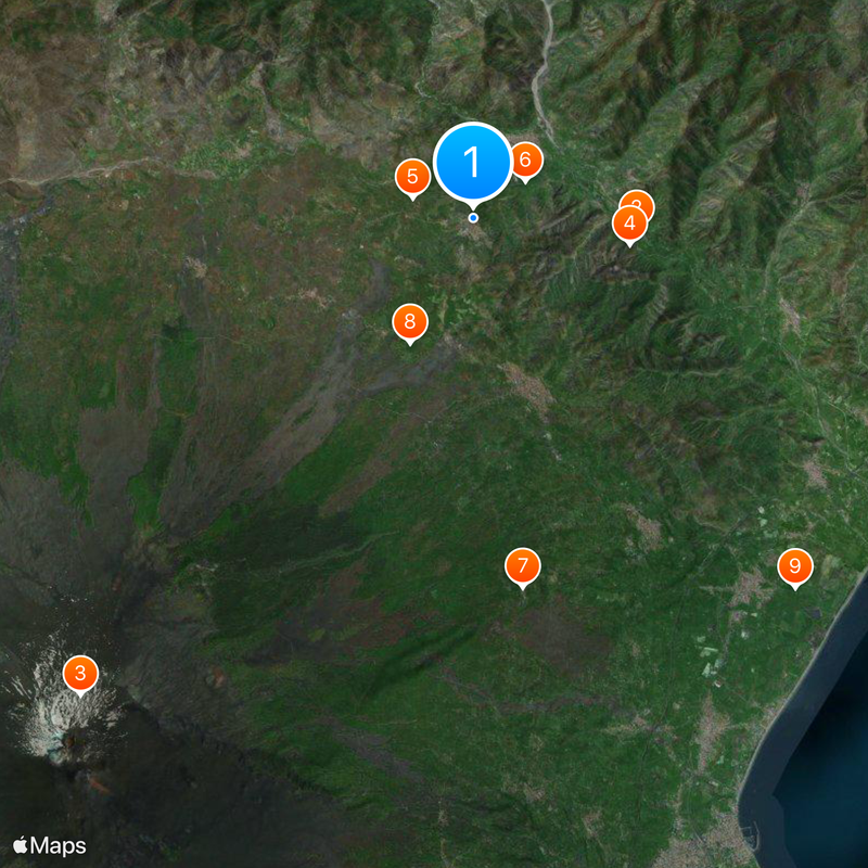 Castiglione di Sicilia Map