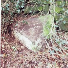 Milestone, Lancaster Road, at appex of main curve on Crook o' Lune, E of the Hotel