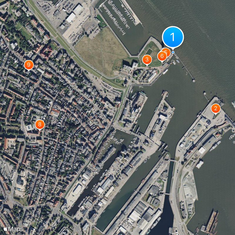 Alte Liebe in Cuxhaven Mapa