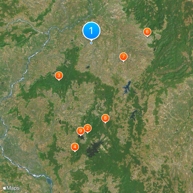Distretto di Gondia Mappa