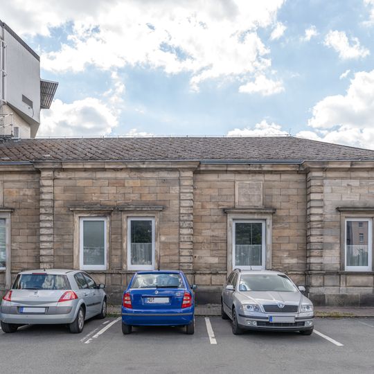 Empfangsgebäude Bahnhofsplatz 18 in Hof