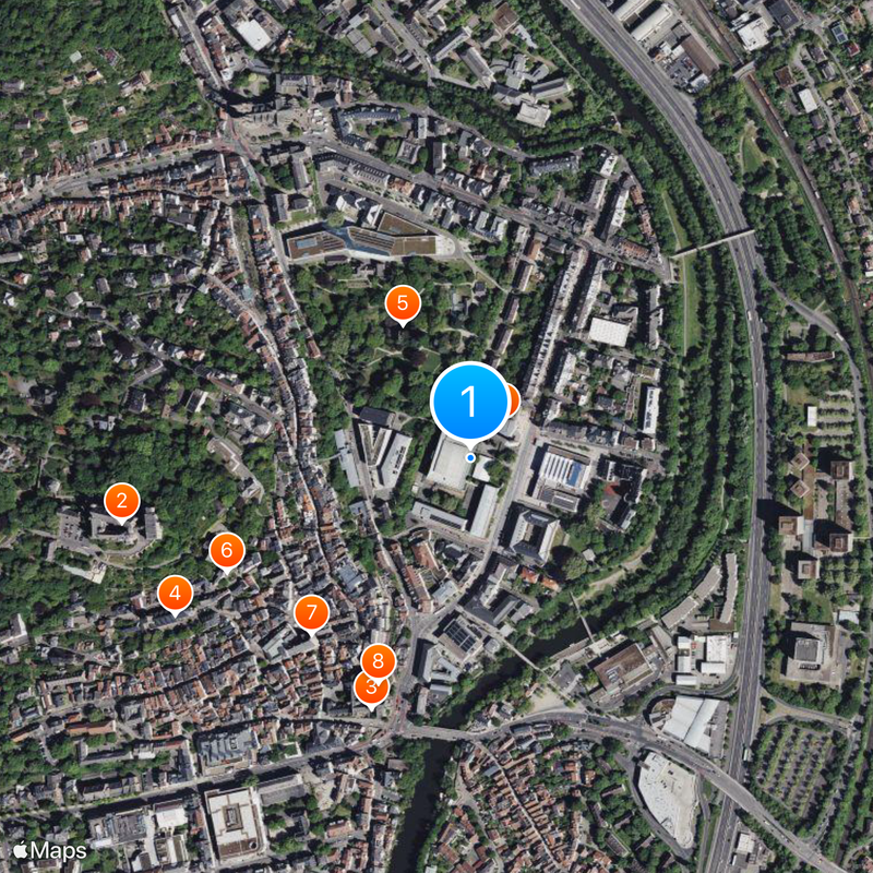 University of Marburg Map