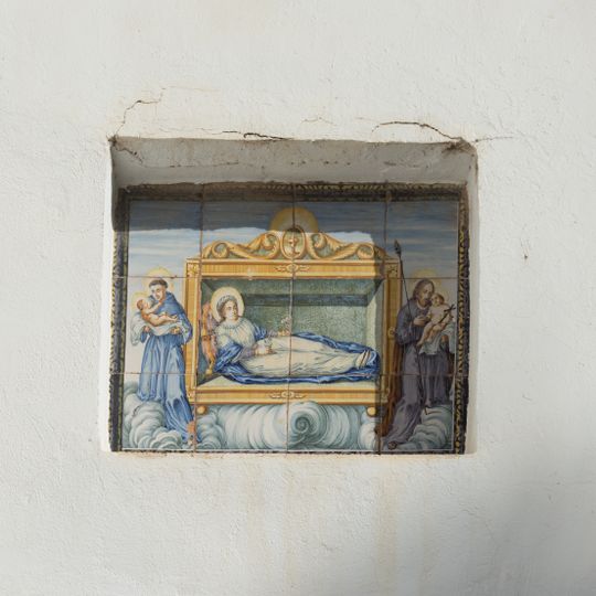 Ceramic panel of Saint Philomena