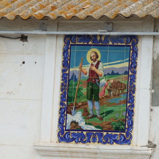 Retablo cerámico de San Isidro