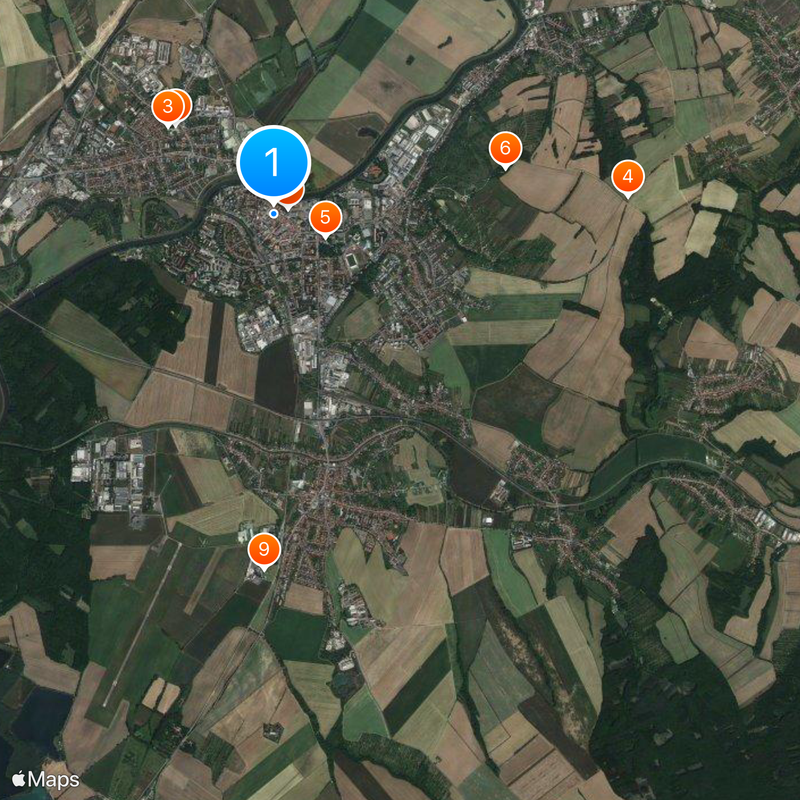 Uherské Hradiště Mappa