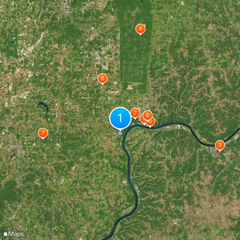 Hanover College Map