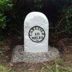 Milestone South West Of Netherby Hall At Ngr 395 708