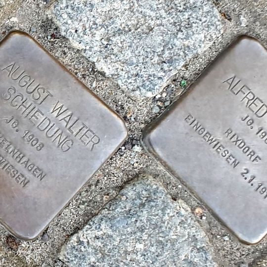 Stolperstein à la mémoire de Alfred Ullrich
