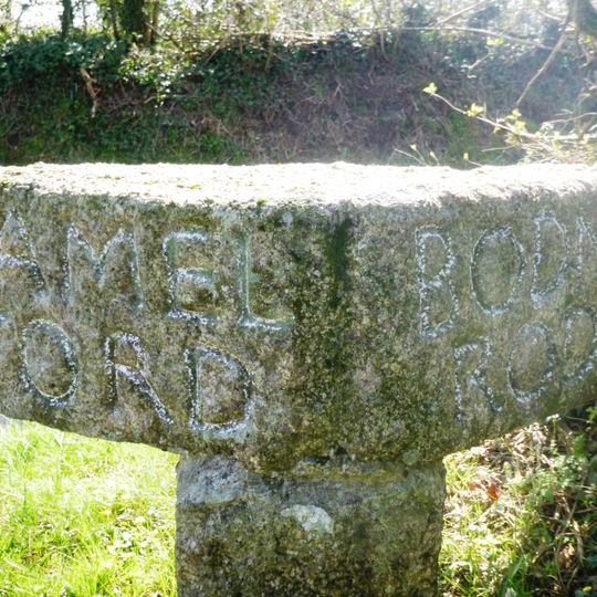 Early post-medieval guide post 270m north west of Bowden