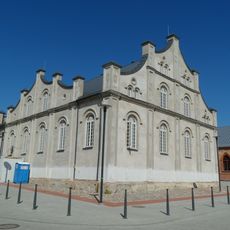White synagogue in Joniškis