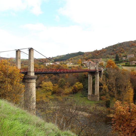 Pont suspendu de Saint-Ilpize