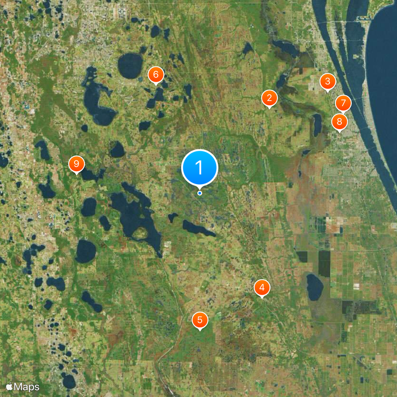 Florida's Turnpike Map