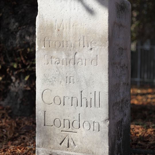 Milestone in Brighton Road