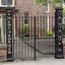Railings, gate piers and gates approximately 10 metres to South East of Unitarian Chapel