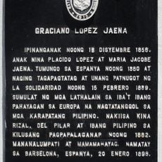 Graciano Lopez Jaena historical marker