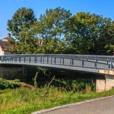 Most Štenclovy ulice přes Loučnou v Dašicích