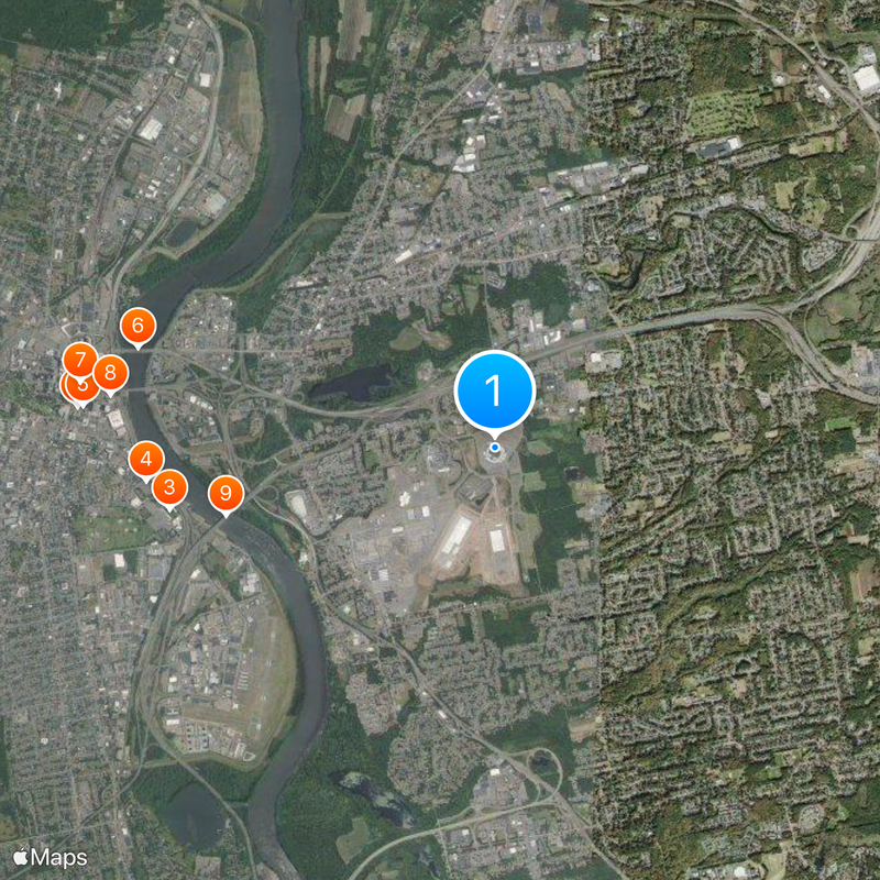 Pratt & Whitney Stadium Map