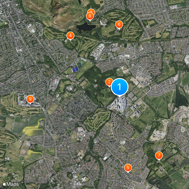 Royal Infirmary of Edinburgh Map