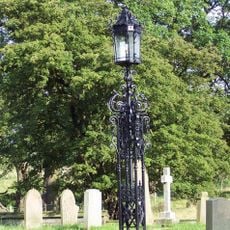 Lamp and Lamp Standard west of the narthex of Church of St Andrew
