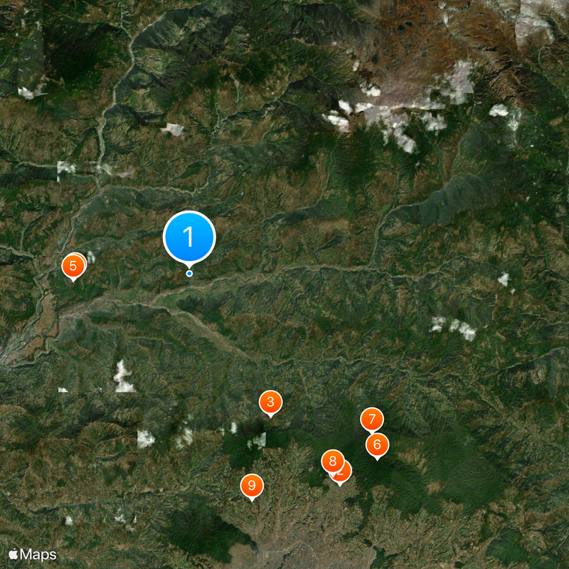 Distretto di Nuwakot Mappa