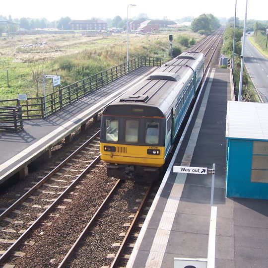 Teesside Airport railway station
