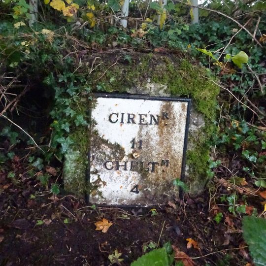 Milestone, S of Seven Springs jct