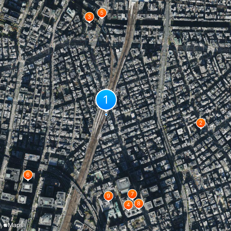 Kanda Station Map