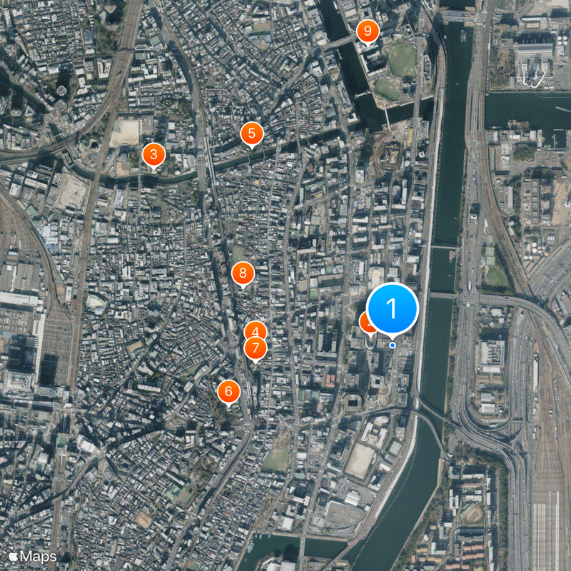 Shinagawa Seaside Station Map