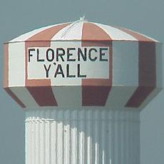 Florence Y'all Water Tower