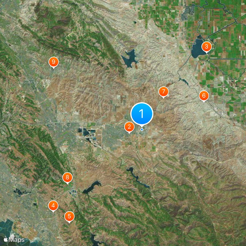 Lawrence Livermore National Laboratory Mappa