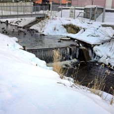 Lávka přes Lobezský potok u ulice Petra Chelčického v Sokolově