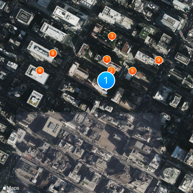 Nintendo New York Map