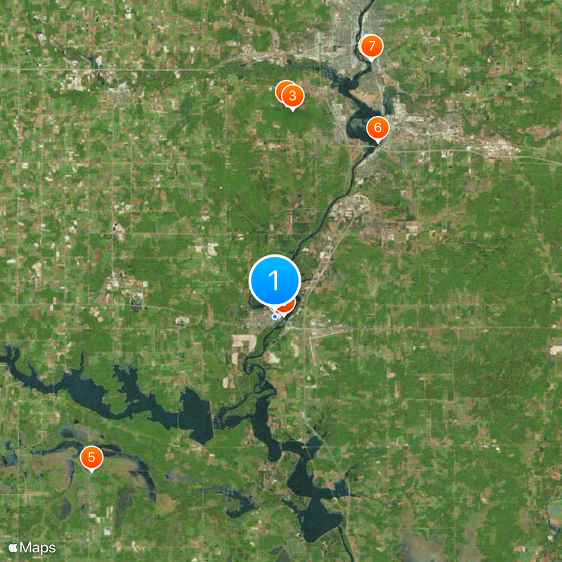 Mosinee Map