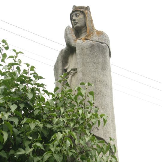 Socha sv. Anežky v Hlubokých Mašůvkách