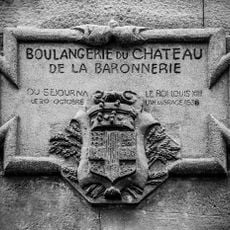 Inscription commémorative du passage de Louis XIII