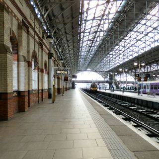 Train Shed At Piccadilly Station
