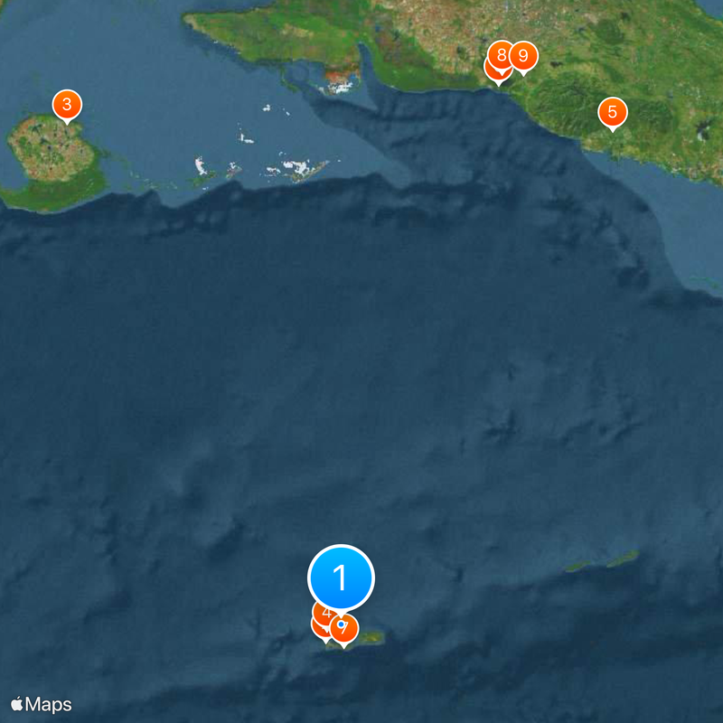 Stingray City, Grand Cayman Mapa