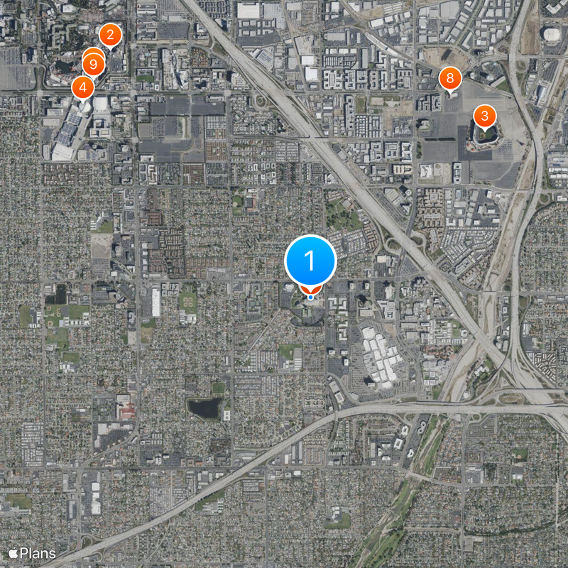 Catedral de Cristal Mapa