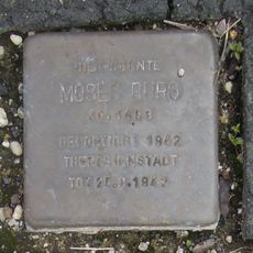 Stolperstein dedicated to Moses Burg