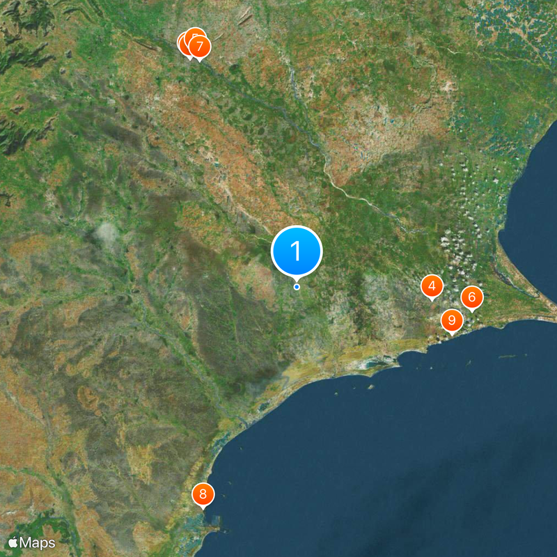 Kamuthi Solar Power Project Map