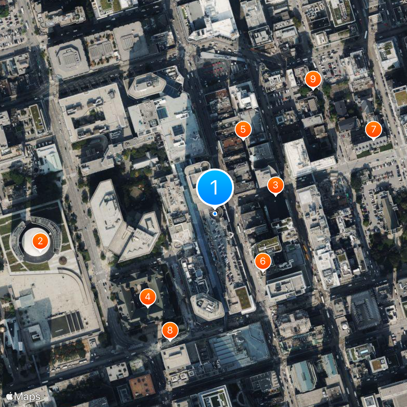 Centre Eaton Toronto Carte