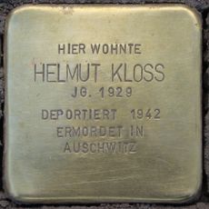 Stolperstein à la mémoire de Helmut Kloss