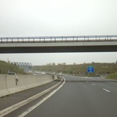 Most silnice III/0066 přes dálnici D6 v Jenči