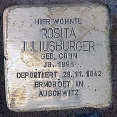 Stolperstein en memoria de Rosita Juliusburger