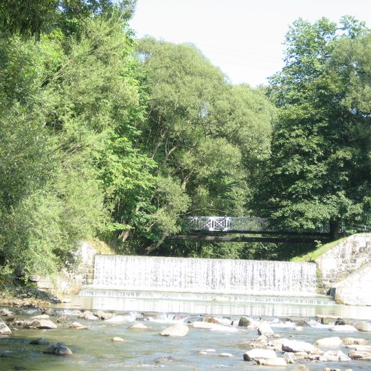 Lávka Zahradní - Raťkov v Karolínce